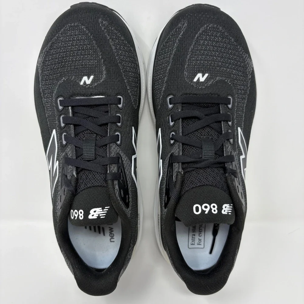 New Balance Fresh Foam X 860v15 Women's Size 9 Wide Black White Running Shoes